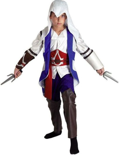 Αποκριάτικη Παιδική Στολή CLOWN ASSASINO BLUE Νο. 10 11310