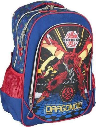 Σχολική Τσάντα Δημοτικού Gim Bakugan Πλάτης Πολύχρωμο