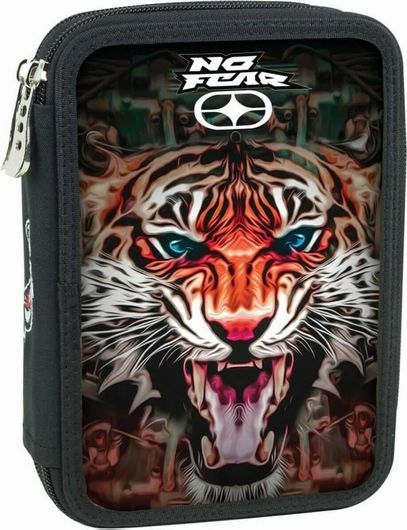 Κασετίνα No Fear India Tiger Γεμάτη με 2 Θήκες