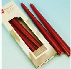 Κεριά Κηροπήγιου 25x2,5cm Εκρού 4τμχ