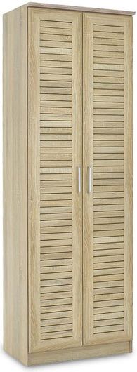 Ξύλινη Παπουτσοθήκη Pakoworld Sante Sonoma με 6 Ράφια 60x40x183cm