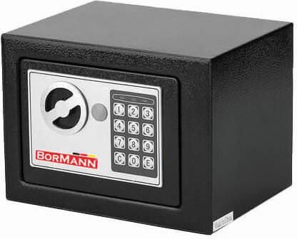 Χρηματοκιβώτιο Bormann BDS2300 5205909020875 23x17x17 Με Κλειδί/ Ψηφιακό
