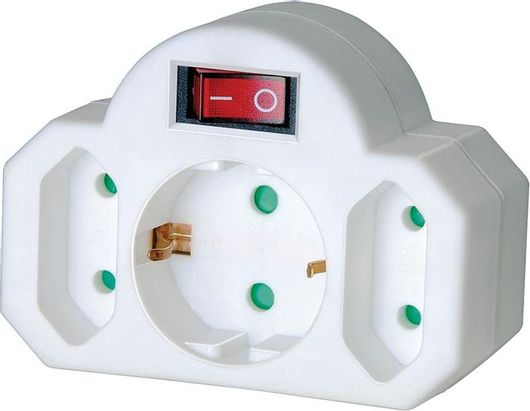 Brennenstuhl Ταφ 3 Θέσεων με Διακόπτη