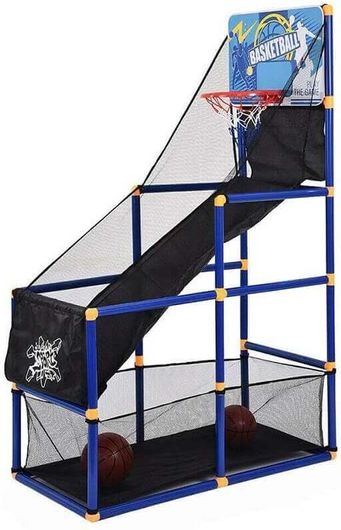 Μπασκέτα Παιδική Τύπου Λούνα Παρκ με Μπάλα και Τρόμπα