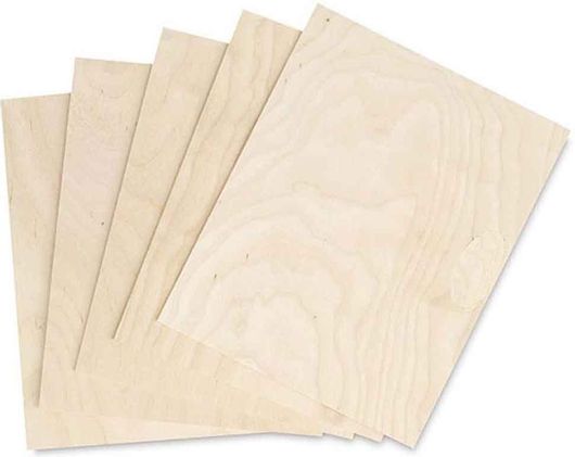 Φύλλα Σημύδας Κόντρα Πλακέ Art & Colour 30x50cm 3mm