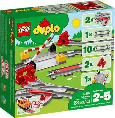 Lego Duplo Train Tracks για 2 εως 5 ετών 10882