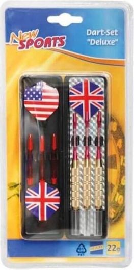 Σετ 3 βελάκια Steeldart Brass 22gr για Στόχο όχι ηλεκτρονικό