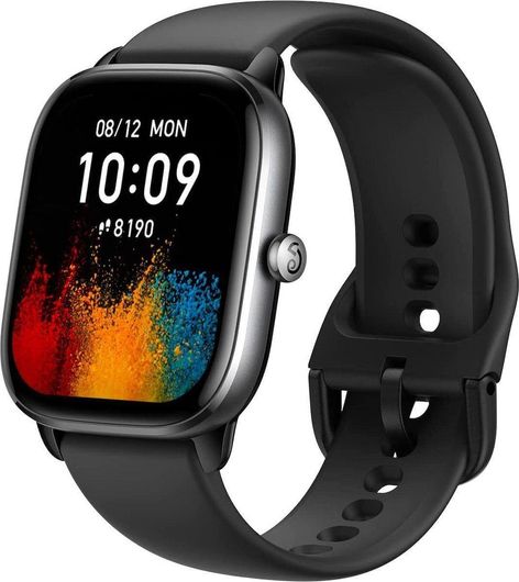 Amazfit GTS 4 Mini Aluminium 42mm Smartwatch με Παλμογράφο Μαύρο