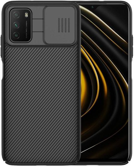 Θήκη Κινητού Nillkin Camshield Series Back Cover Πλαστικό για Xiaomi Poco M3 Μαύρο