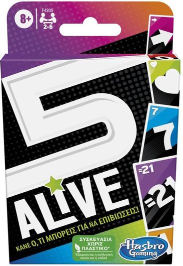 Επιτραπέζιο Παιχνίδι Hasbro F4205 Five Alive Card Game για 2-6 Παίκτες 8+ Ετών