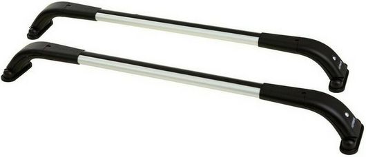 Μπάρες Οροφής Αυτοκινήτου Hermes GS3 110cm Set KIT S1380 Αλουμινίου Ασημί