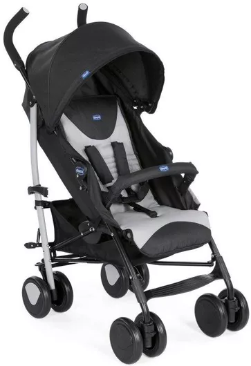 Καρότσι Καλοκαιρινό Chicco Echo Complete 7.6kg Κατάλληλο από 6 Μηνών Σκούρο Γκρι