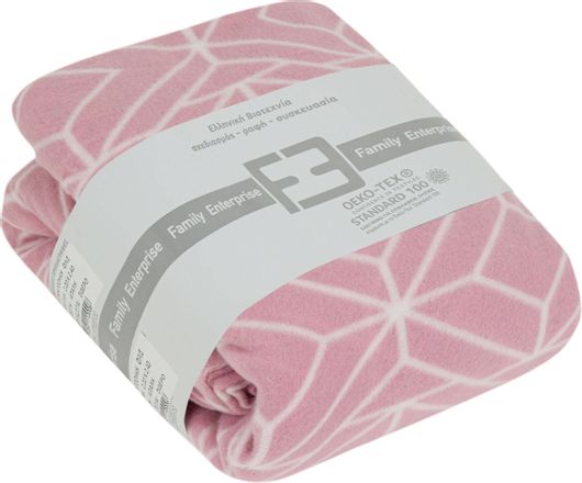 Παπλωματοθήκη Υπέρδιπλη Family Enterprise Fleece 220x240cm Ροζ 