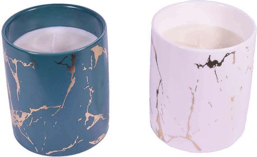 Αρωματικά Κεριά Marble Σετ 2τμχ