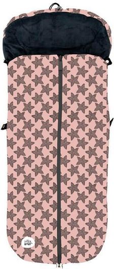 Ποδόσακος Καροτσιούl Interbaby Universal  Star Marino Rosa