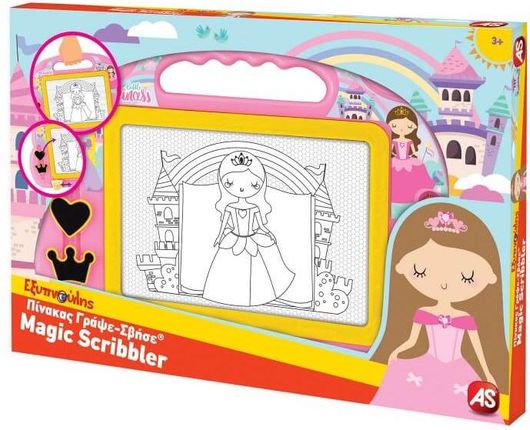 Πίνακας Γράψε Σβήσε Baby Princess As Company Magic Scribbler 