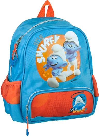 Σχολική Τσάντα Πλάτης Νηπίου Gim Mini Smurfs 344-20053 Μπλε