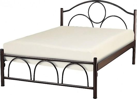 Κρεβάτι Klikareto Κύκλος Ημίδιπλο Μεταλλικό 120x200 Καφέ