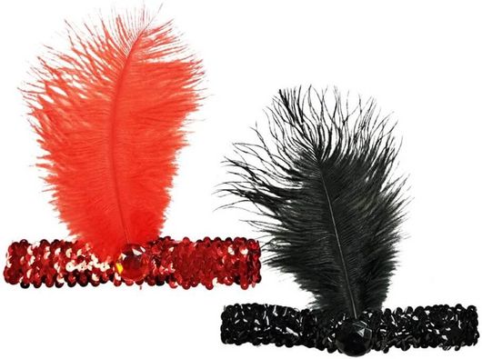 Αποκριάτικο Αξεσουάρ Κορδέλες Τσαρλεστόν Κοκτέηλ