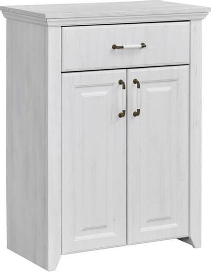 Παπουτσοθήκη - Ντουλάπι RUSTIC με 2 Ράφια 75x98x40,6 Λευκό