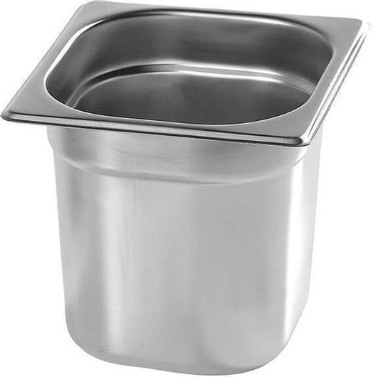 Δοχείο Γαστρονομίας PKS Gn 1/6 Ανοξείδωτο 15cm