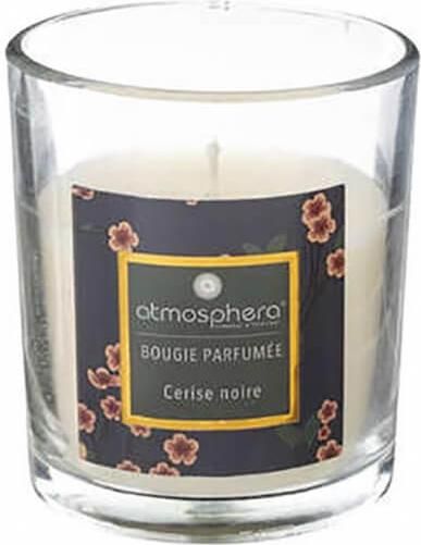 Αρωματικό Κερί σε Βάζο Κεράσι 7x8cm Λευκό