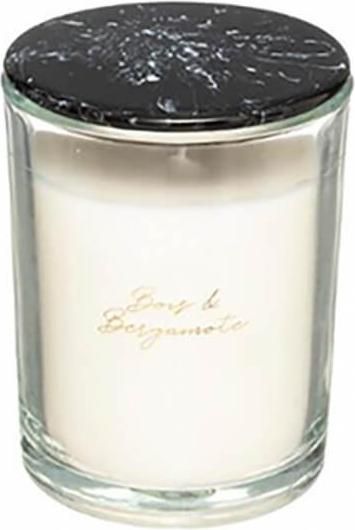 Αρωματικό Κερί σε Βάζο Plastona Περγαμόντο 8x10.4cm Λευκό