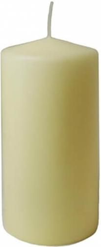 Διακοσμητικό Κερί Κορμός Plastona 10x20cm Εκρού