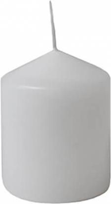 Διακοσμητικό Κερί Κορμός Plastona 4C 6x7.5cm Λευκό