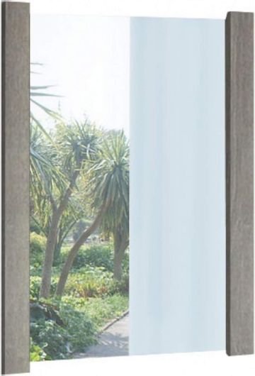 Καθρέπτης Τοίχου Sarris 75x90 Γκρί