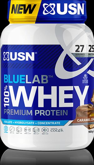 USN BlueLab 100% Whey Premium Protein 908gr Φράουλα 1τμχ
