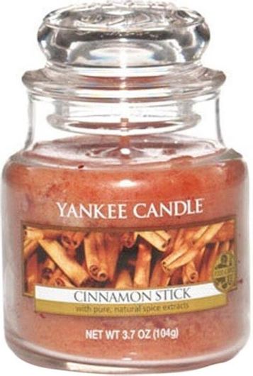 Αρωματικό Κερί Yankee Candle σε Βάζο Cinnamon Stick 5.8x8.6cm 104gr