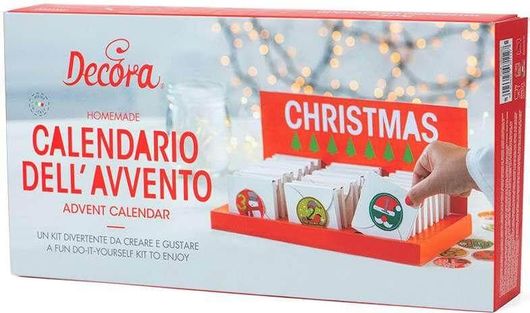 Χριστουγεννιάτικο Διακοσμητικό Ημερολογιο Decora Advent Calendar Κιτ 75τμχ