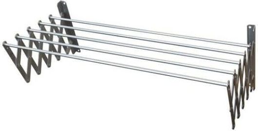 Πτυσσόμενη Απλώστρα Βιδωτή Αλουμινίου 120x100cm