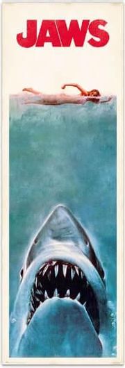 Αφίσα Πόρτας Jaws 53x158 cm