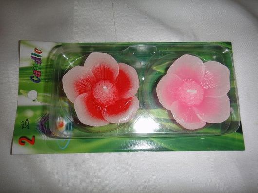 Κεριά Επιπλέοντα Λουλούδια 5cm 2τμχ