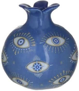 Επιτραπέζιο Γούρι Inart με Ρόδι από Κεραμικό Υλικό