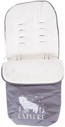 Ποδόσακος Kikka Boo Polar Bear 31108040039 για Καρότσι Γκρι