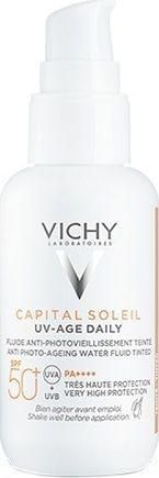 Αντηλιακή Κρέμα Προσώπου Vichy Capital Soleil UV-Age Daily Tinted Light SPF50 με Χρώμα 40ml