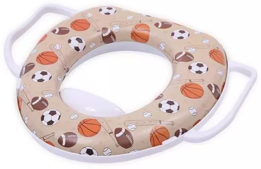 Lorelli Bertoni Εκπαιδευτικό Ανατομικό Mαλακό Κάθισμα Τουαλέτας Balls White (10130680002)