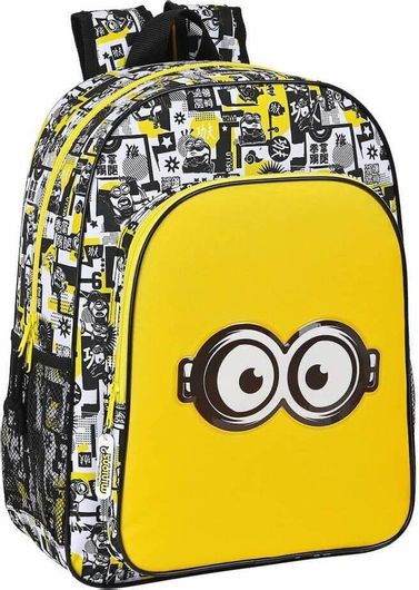 Σχολική Τσάντα Νηπίου Minions Πλάτης Κίτρινη