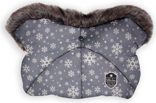 Kikkaboo Γάντια Καροτσιού Shiny Nylon Snow Flakes (31108040088)