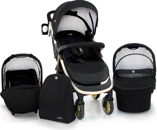 Cangaroo Noble καρότσι 3 σε 1 Ολοκληρωμένο σύστημα μεταφοράς Black 2020 (3800146235536)