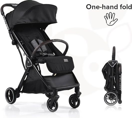 Cangaroo Καρότσι Easy Fold Black (3800146235710)