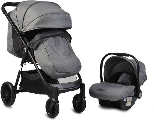 Cangaroo Καρότσι Sindy 2σε1 Grey (38001462344966)