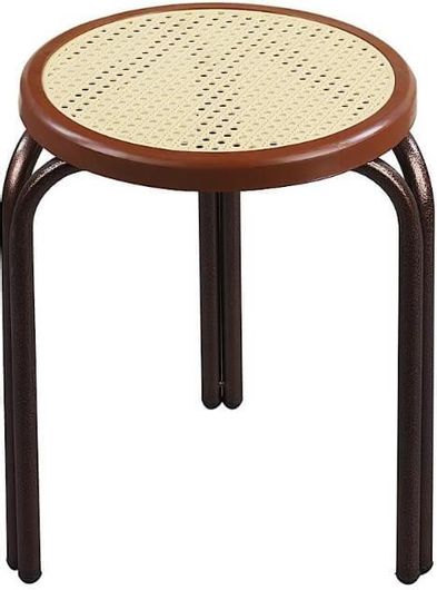 Σκαμπό Κουζίνας Καρακόλης 33x33x50cm Μπέζ