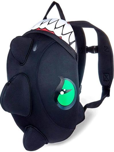 Τσάντα Πλάτης Crazy Safety New Shape Dragon Black 27x40x20εκ.