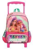 Σχολική Τσάντα Νηπίου Τρόλεϊ Gim Barbie Think Sweet 349-70073 Ροζ