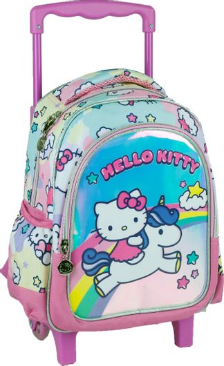Σχολική Τσάντα Νηπίου Gim Τρόλεϊ Kitty Unicorn Πολύχρωμο