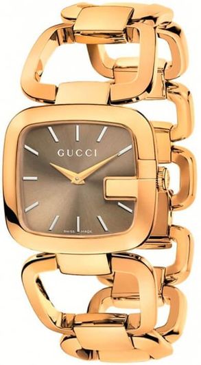 Γυναικείο Ρολόι Gucci Ggucci YA125408 με Μεταλλικό Μπρασελέ